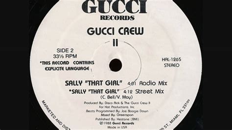 sally gucci crew ii|sally that gril mix.